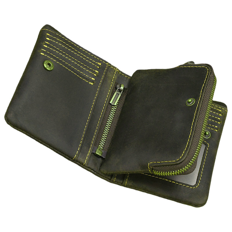 Vintage Genuine Leather Wallet - 图片 4