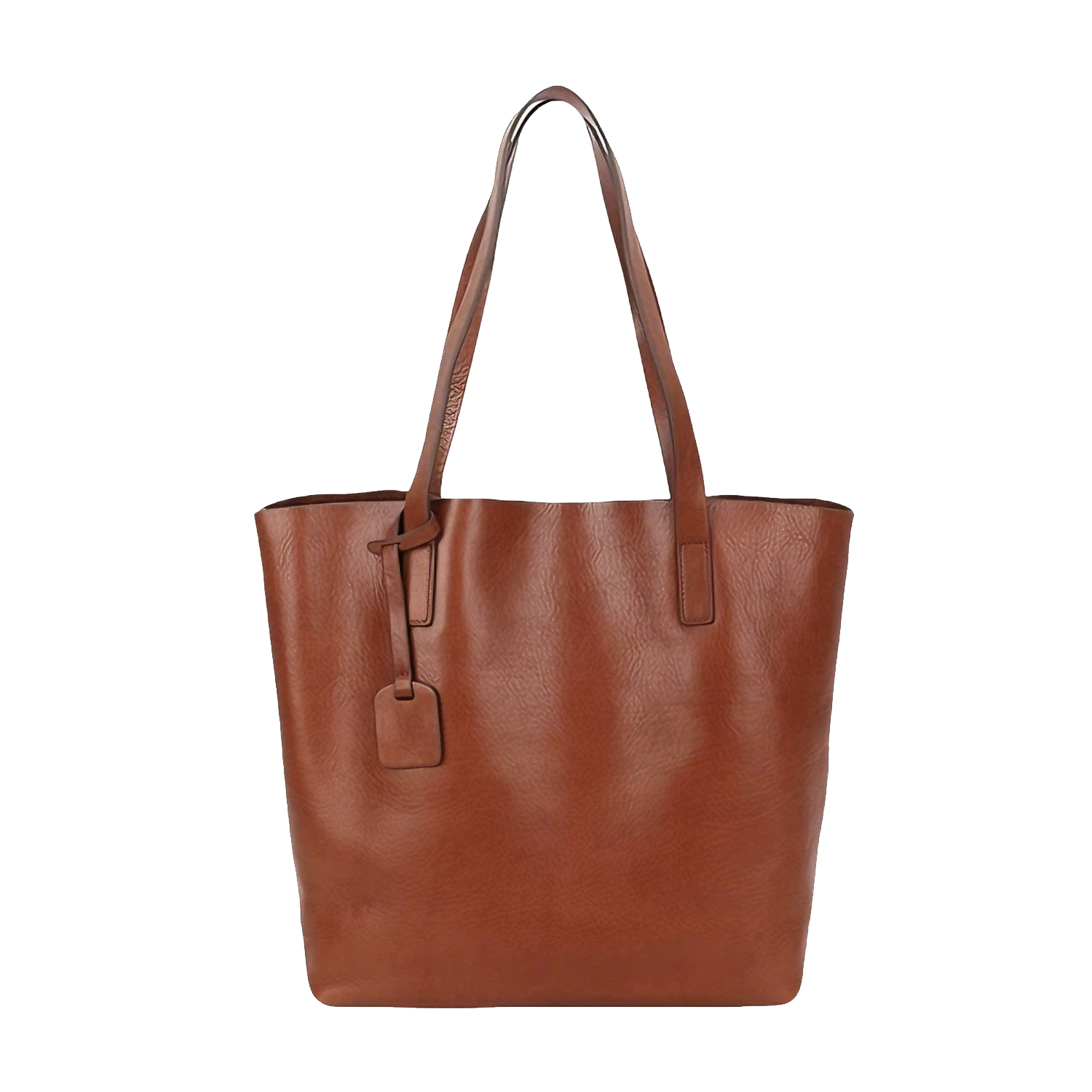 Valentine's Day gift bucket bag, women's genuine leather armpit shoulder bag, retro commuting vegetable tanned cowhide bag