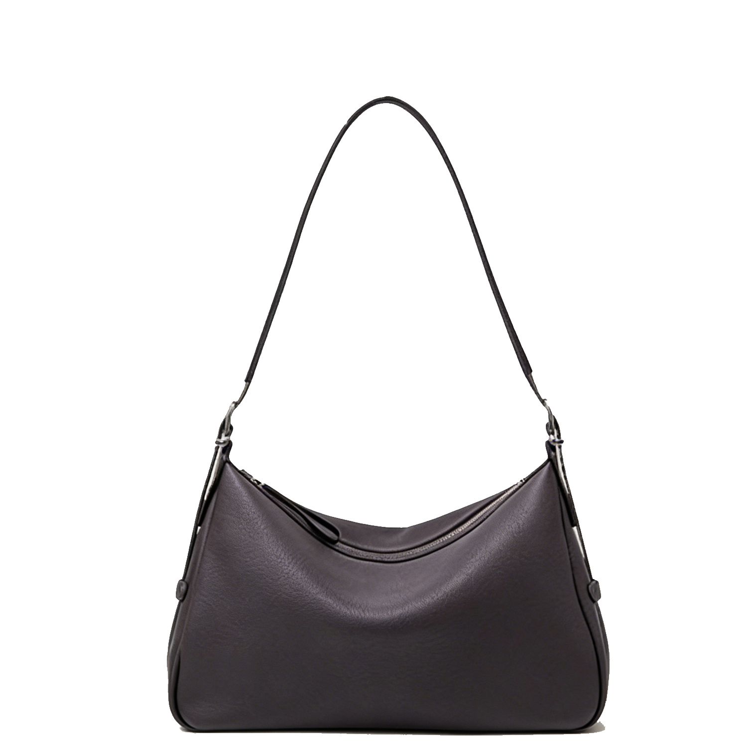 Genuine leather tote bag for women, 2026 new autumn and winter large capacity commuting shoulder bag, versatile crossbody bag - 图片 5