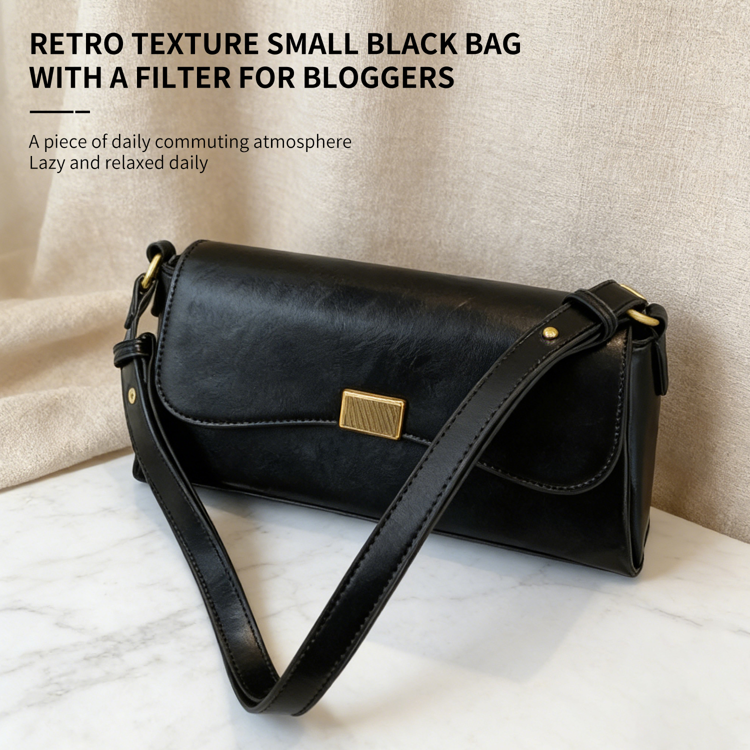 Niche High-End Women's Bags 2026 Trendy Retro Crossbody & Underarm Bags Versatile Flair Bag