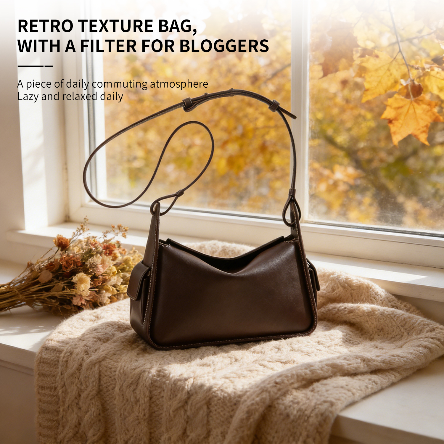 Smile small crossbody bag, women's handbag, women's handbag, women's handbag - 图片 3