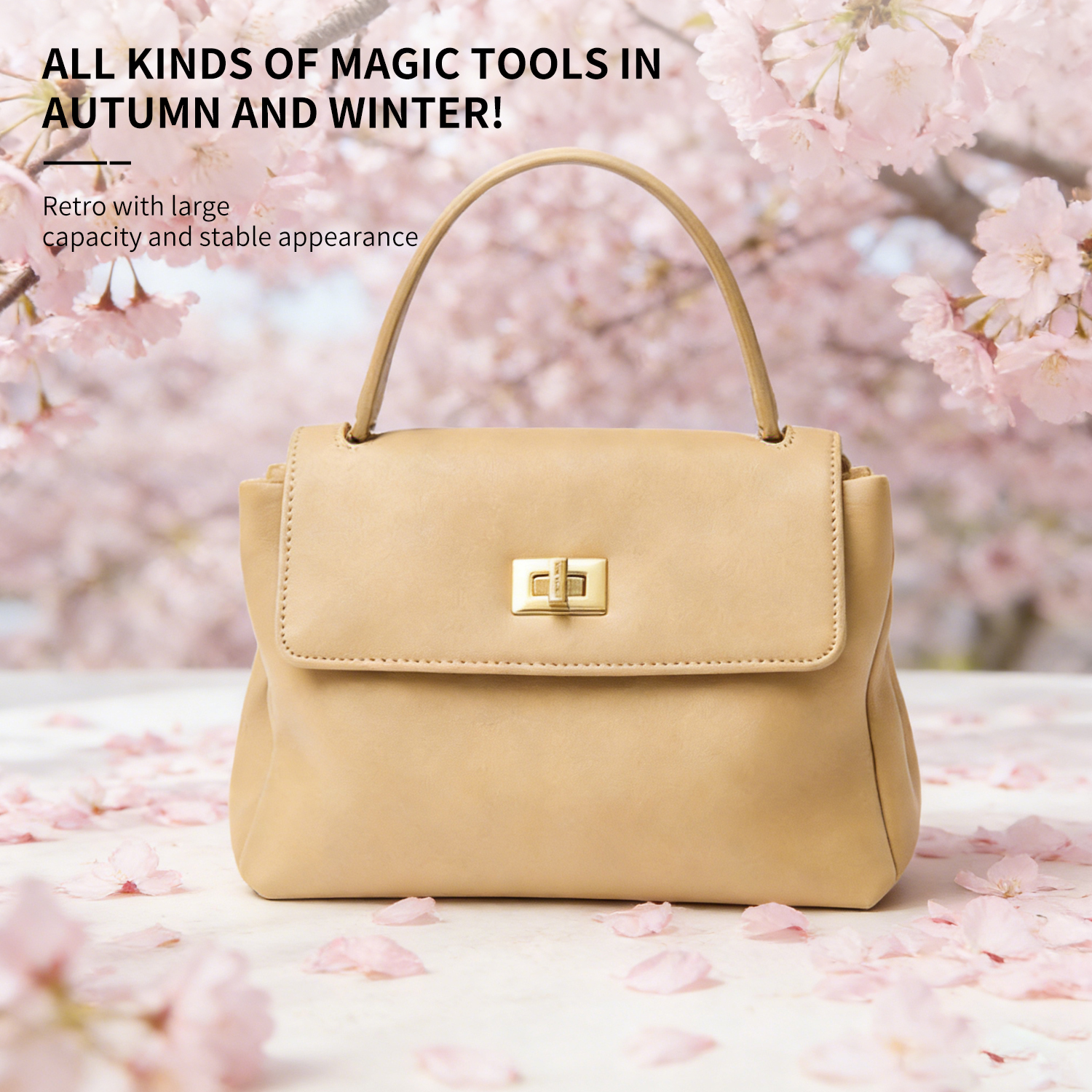 Soft cowhide handbag, women's small casual small square bag, high-end feel, light luxury leather shoulder bag, new crossbody bag - 图片 2